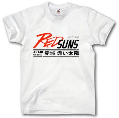 Мужская футболка с круглым вырезом Initial D S-Xxxl Red Suns Anime Drift Japan Wrx Racing Roku Hachimen лето 2019 |
