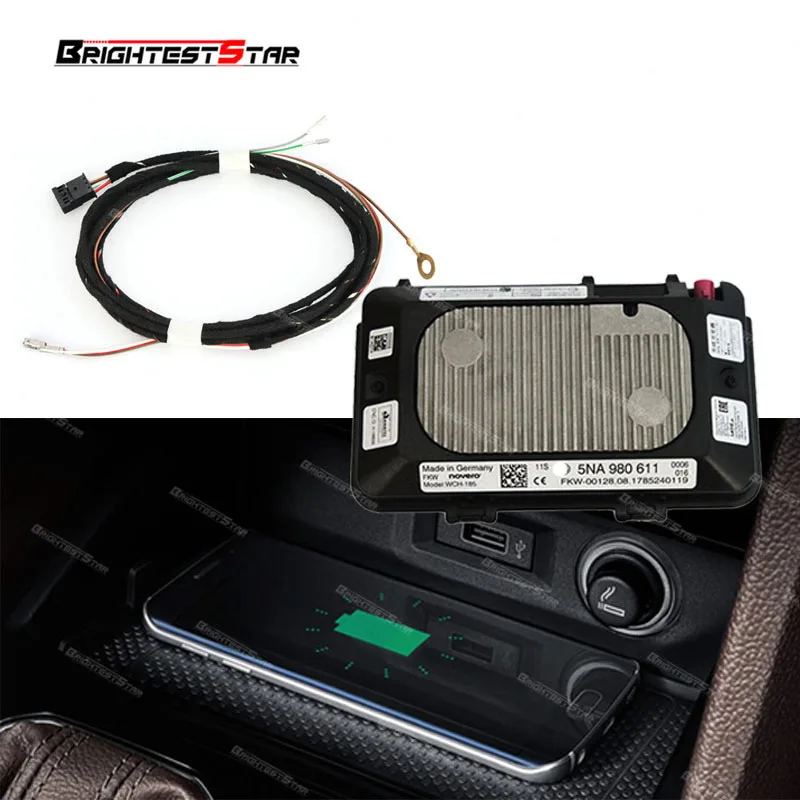 

7.5" Wireless Charger Module wireless charging car holder For VW Golf 7 Tiguan 5NA980611