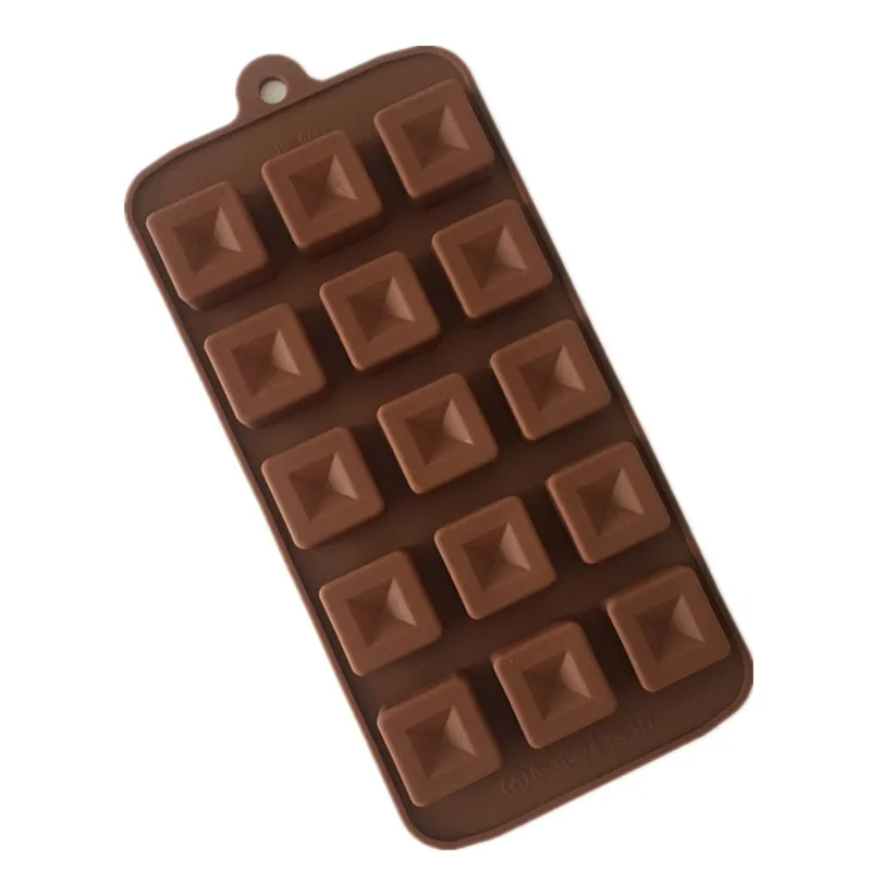 Kitchen DIY Creative Silicone Chocolate Cushion Mold 15 Cushions