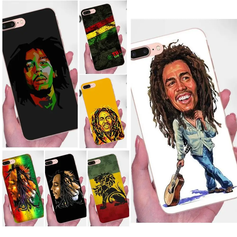 

Soft Phone Cases Cover For Galaxy J1 J2 J3 J330 J4 J5 J6 J7 J730 J8 2015 2016 2017 2018 mini Pro Bob Marleys Lion Rasta Reggae