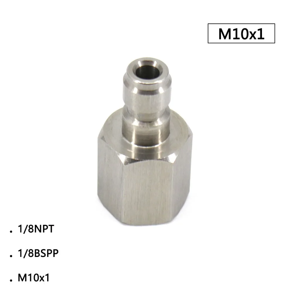 PCP Airforce Paintball Stainless Steel Quick Coupler Connector Fittings