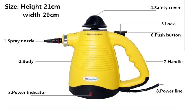Portable High Pressure Cleaning Steam Cleaner Handheld Clean