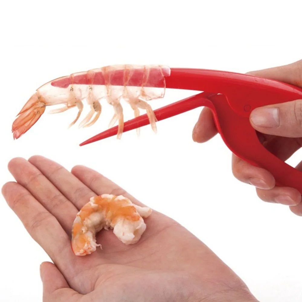

1 Pc Plastic Creative Seafood Shrimp Deceivers Peelers Easy To Operate Home Outdoor Camping Kitchen Cooking Tools Accessories