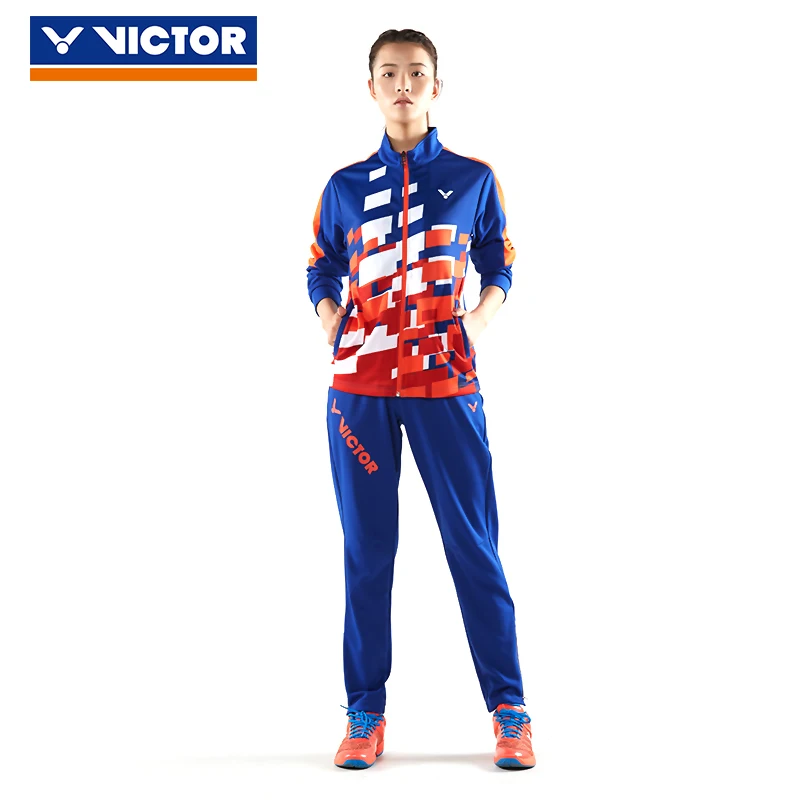 Victor национальная команда соревнований Tourna Мужская t серия кофта для бадминтона свитер с длинными рукавами для мужчин 80600