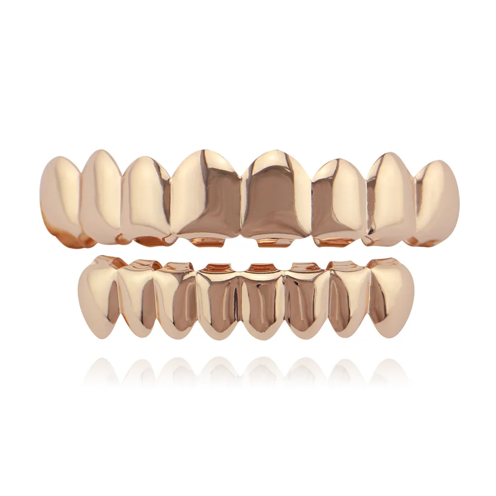 BNRESALE хип хоп грили зубы колпачок золотой черный Grillz верхней нижней части Набор
