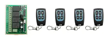 

New DC12V 4CH RF Wireless Remote Control System teleswitch 4 transmitter and 1 receiver universal gate remote control