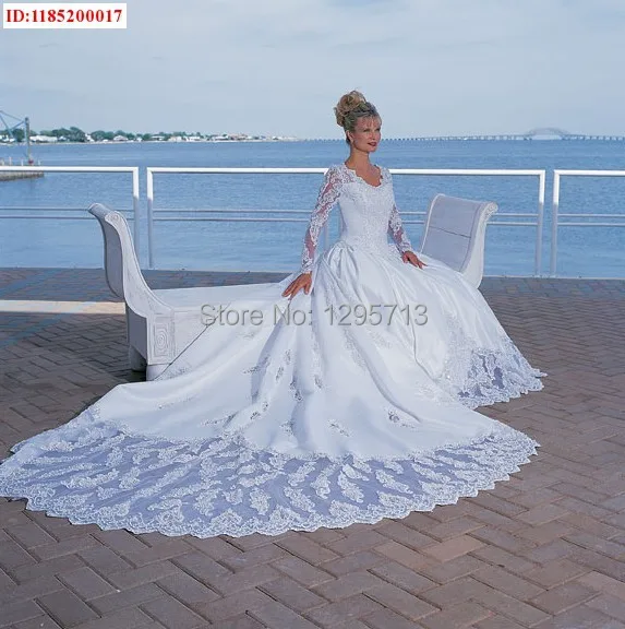 2014 New Noble White/ivory Wedding dresses Bridal Gown Size 2 4 6 8 10 12 14 16 18 20 22 2m made A230 | Свадьбы и торжества