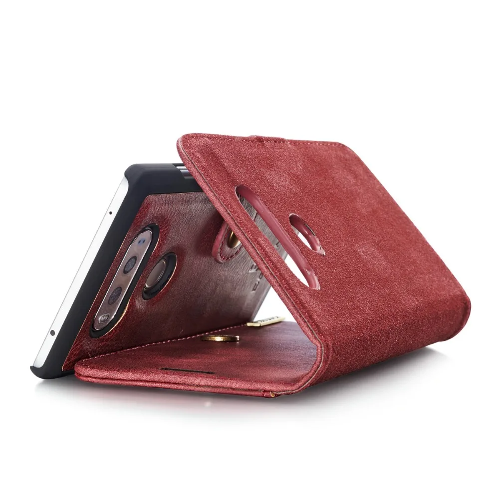 DG Ming для LG V20 кожаный чехол бумажник для LG G6 Многофункциональный 3 карты Megnetic кошелек откидная крышка для LG V20 крышка