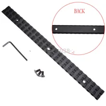 20 мм крепление длинного Пикатинни с 25 слотами и длиной 257 мм для охотничьих винтовок