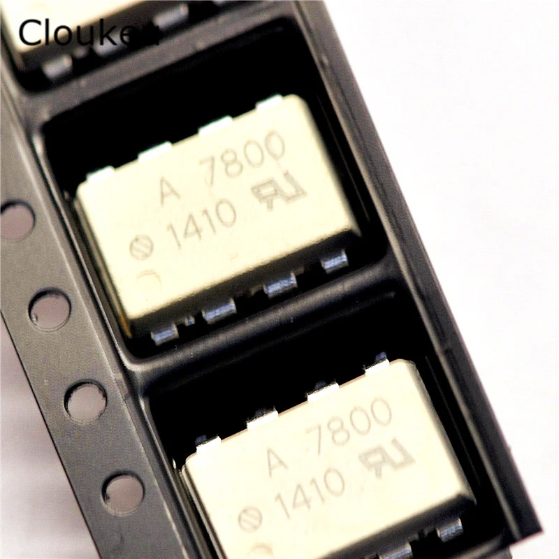 10PCS/LOT A7800 HCPL7800 HCPL-7800 SMD SOP-8 Optocoupler New Imported