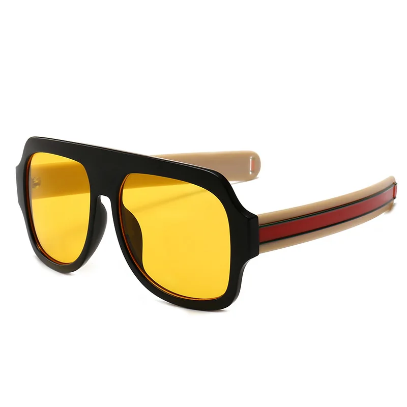 

mimiyou 2018 Square Women Sunglasses Wide Leg Eyewear Oversized Vintage Fashion Eyeglasses Men Sun Glasses Brand Shades oculos