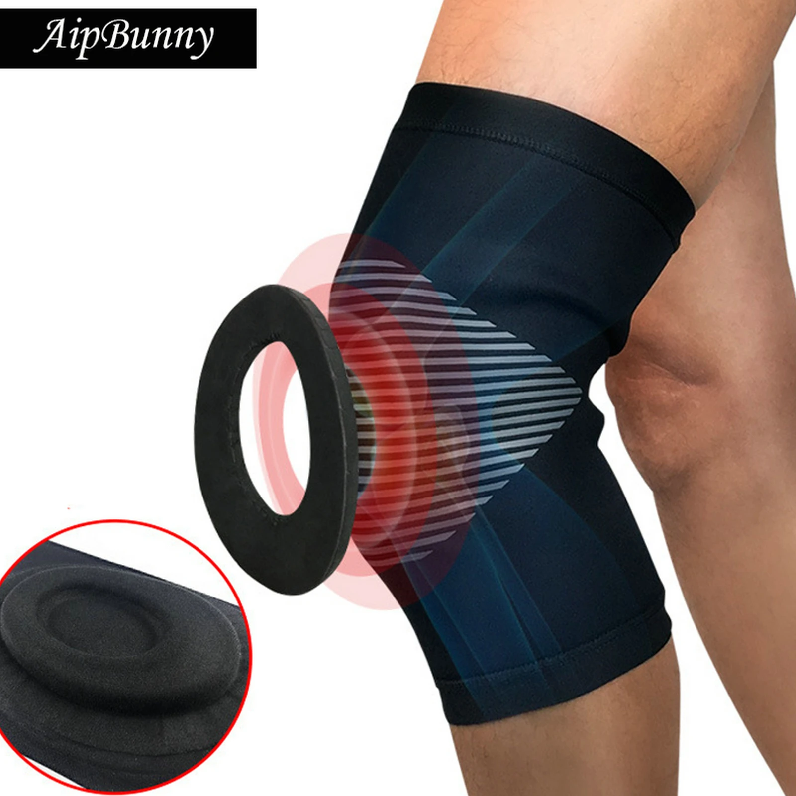 Aipbunny Basketball Knee Support Adult Football Sport Safety Brace Knee