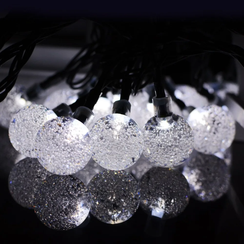 

GAOPIN Bubble Ball Dream Atmosphere Party Solar light string Outdoor Yard Home Garden Lawn Tree Bush Fence Decorative Led light