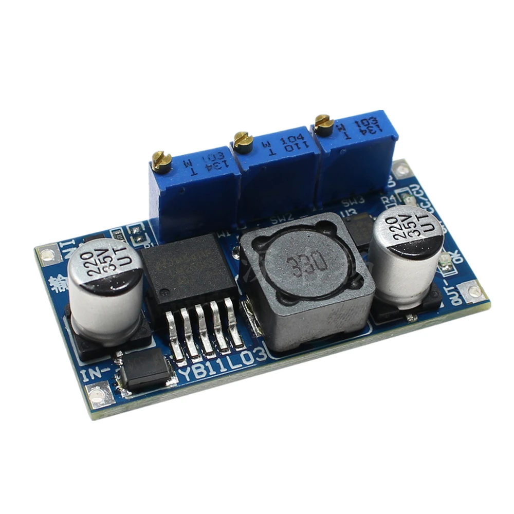 

Blue Board LM2596 Constant Current Voltage LED Driver Lithium Ion Battery Charging Power Module High Efficiency Low Heat