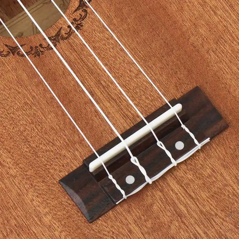 21 дюймов 15 ладов из красного дерева сопрано укулеле мини-гитара 4 струны Sapele палисандр Гавайская гитара Музыкальные Струнные инструменты