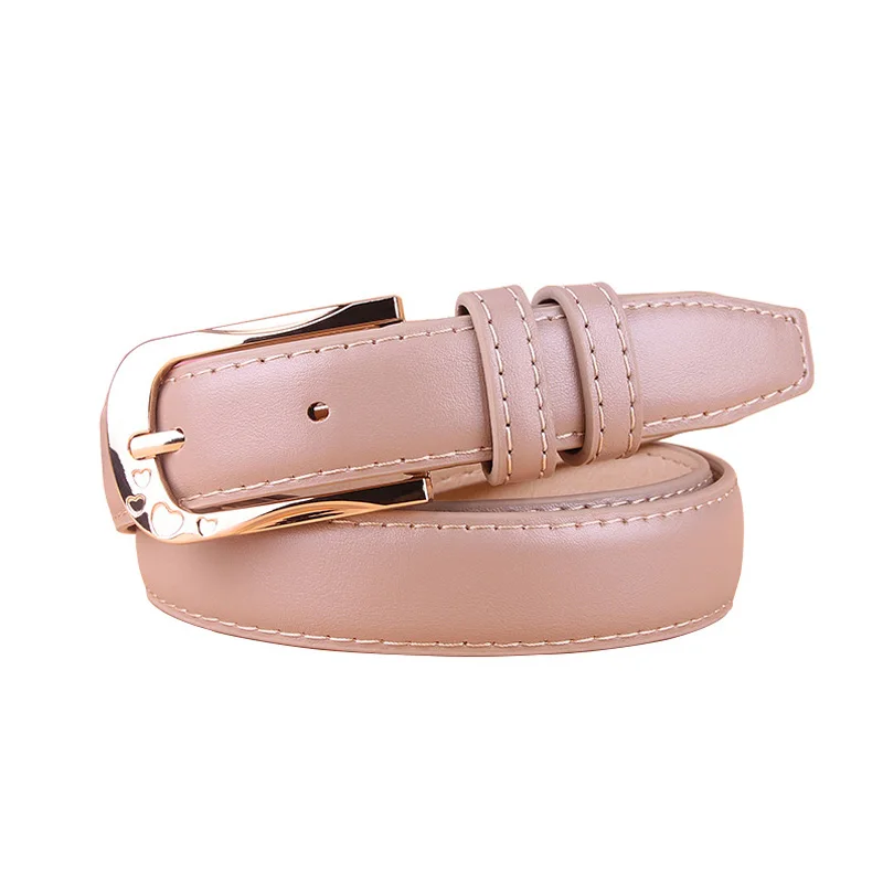 

Cody Steel Woman Fashion Belt Individuality Pin Buckle Leather Ladies Belt High Quality Strap Belts Female Simple Solid color