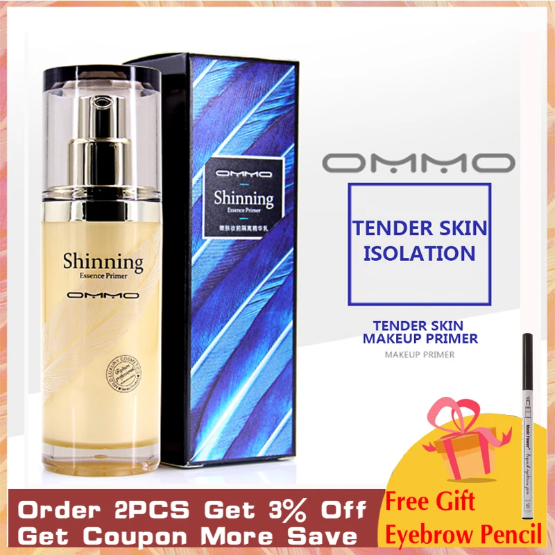OMMO New Primer Makeup Base Professional Make Up Foundation BB Cream Concealer Whitening Moisturizer Smooth Face Cosmetic | Красота и