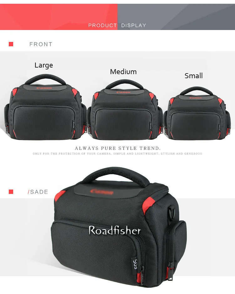 Camera shoulder bag for Canon EOS-10