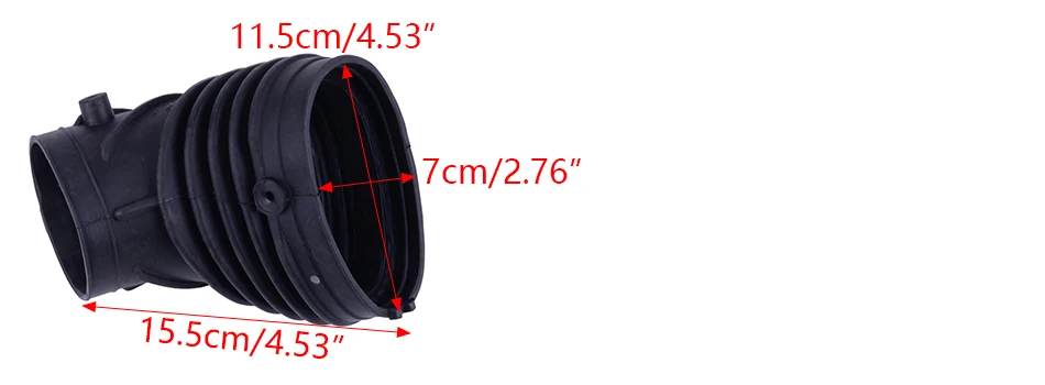 DWCX воздухозаборник шланг загрузки трубы расходомер воздуха для дроссельной заслонки 13711734258 Подходит для BMW E36 318i 318ic 318is