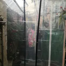 Детская одежда выполнена в стиле тонкой 5m X 3m 60% прозрачный напольные покрытия, Водонепроницаемый брезент, transluce Дождя Брезент. Парниковых Пластик материал