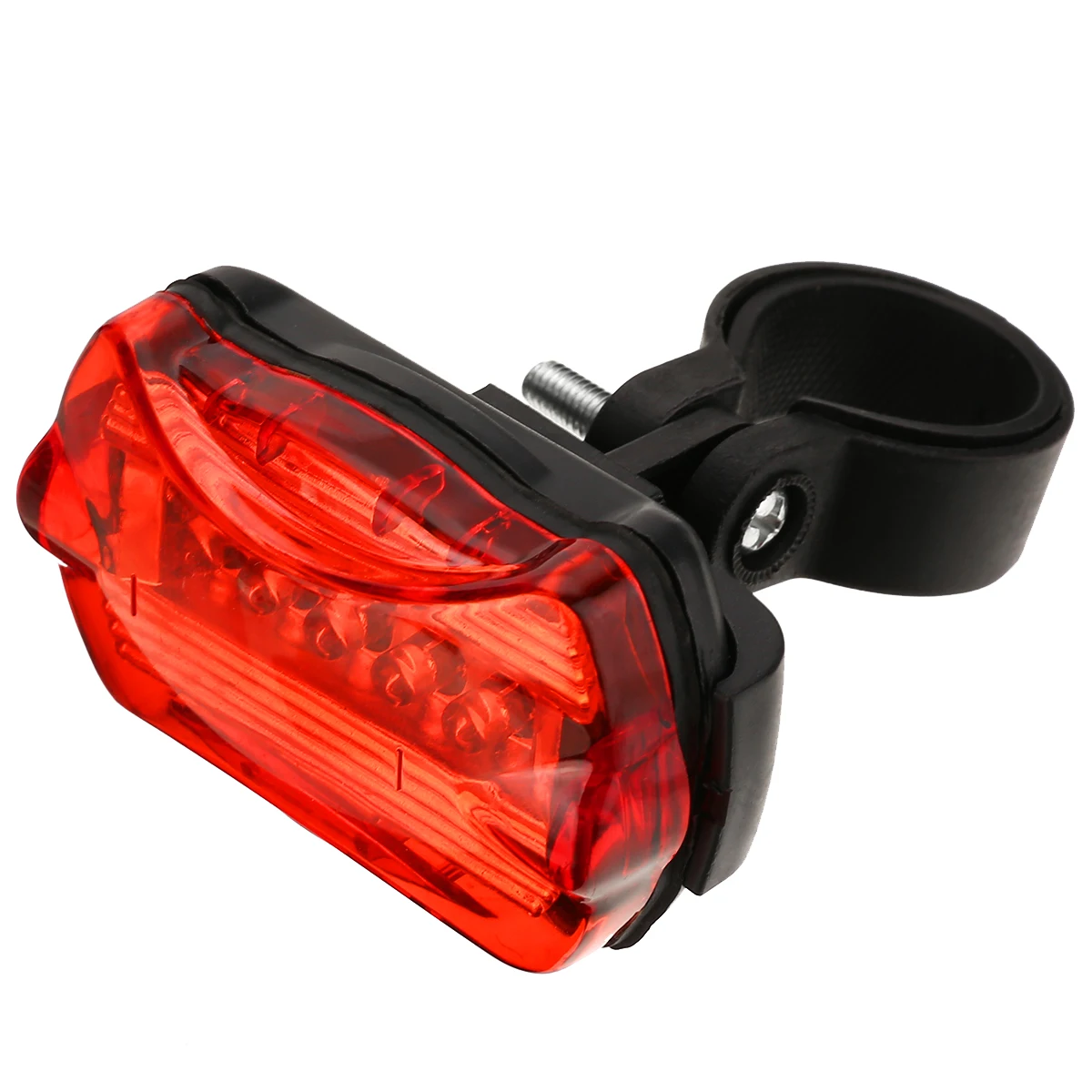1Pcs 5LED Bicycle Cycling Tail Rear Light Bike Red Taillight Lamp Safety Warning Bike Bicycle Accessories