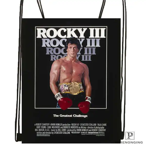 Custom rocky-montage походная сумка на шнурке Cute Daypack Kids Satchel(черная спина) 31x40 cm#20180611-02-91 - Цвет: Drawstring Backpack