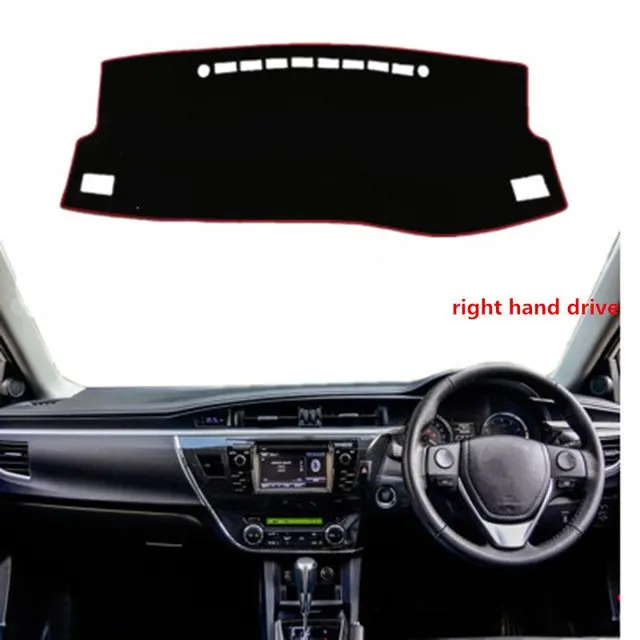 

For Toyota Corolla 2014-2017 For Right-hand Drive 1PC Car Dashboard Mats Cover Sun Shade Dashboard Cover Capter Car Styling