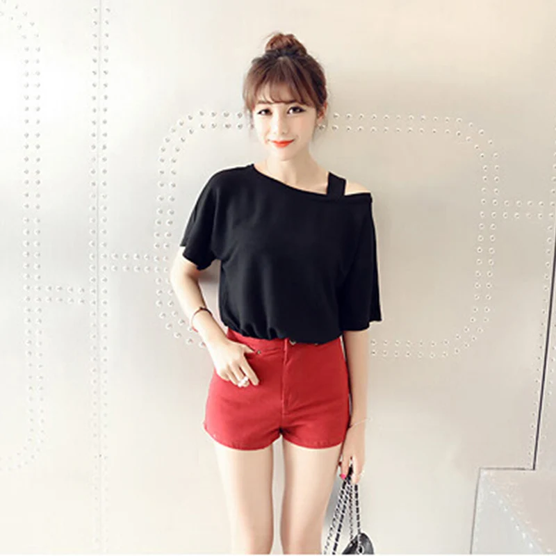 

Cotton Summer Short Sleeve Shirts For Women Tops Shirts Plus Size Women Clothing Korean 2018 Shirt Female W7644