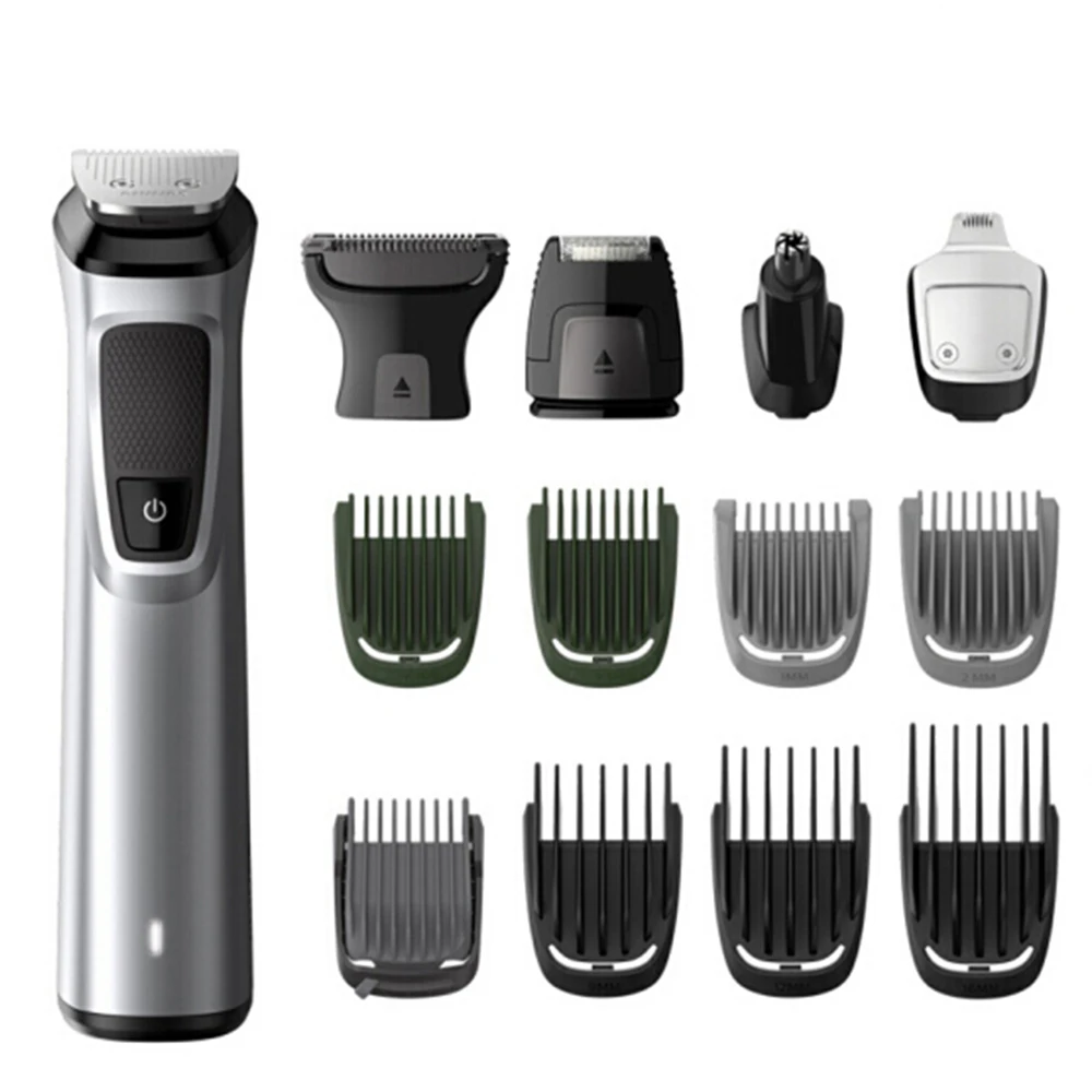 Электробритва Philips Multigroom MG7720 для лица, волос, тела с технологией DualCut, водостойкая Мужская бритва - Цвет: MG7720