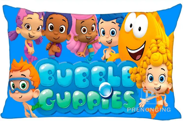 Лучшие наволочки на заказ Bubble Guppies молния на прямоугольную наволочку 35x45 см(с одной стороны)@ 180117-45 - Цвет: Pillowcases