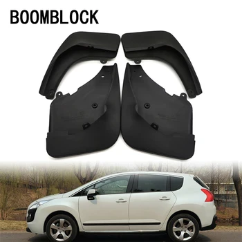 

BOOMBLOCK Car Front Rear Mudguards For 2008 2009 2010 2011 2012 2013 2014 2015 Peugeot 3008 Accessories Mudflaps Fenders