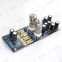 Предусилитель 12VAC 6N3(5670) плата D готовая 6H3 класс HIFI Stero 500mA