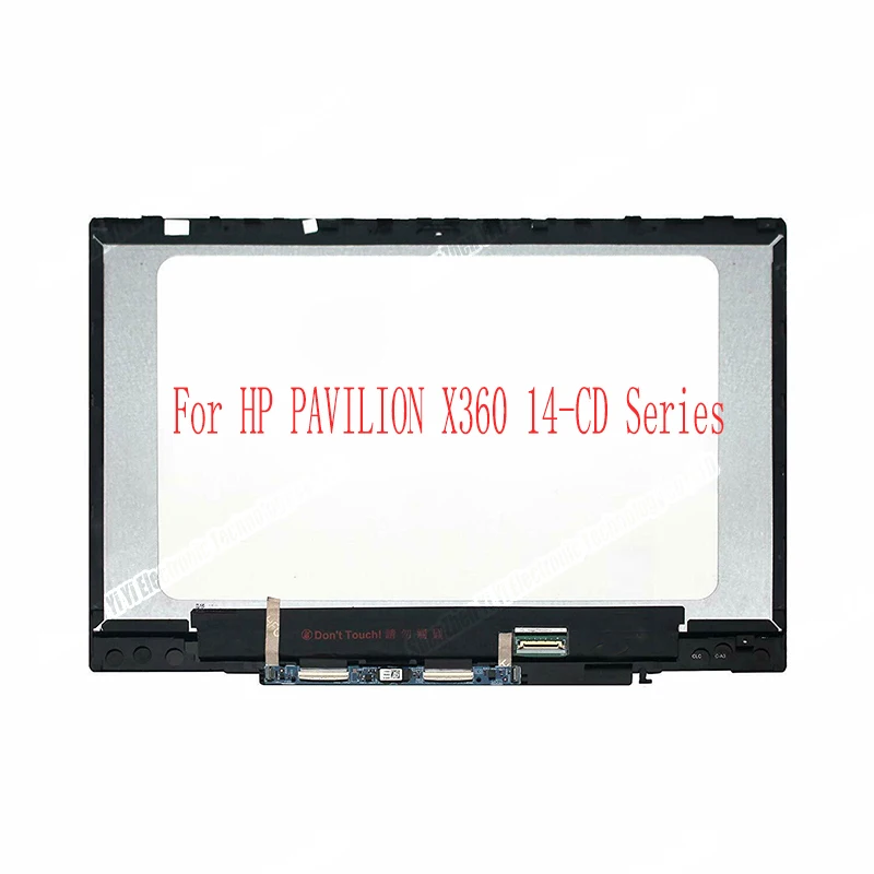 14 0 &quotЖК дисплей в сборе с рамкой для HP PAVILION X360 CD CD0046TX сенсорный экран стекло