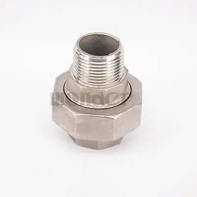

3/4" BSP Female To Male 304 Stainless Socket Union Pipe Fitting Connector