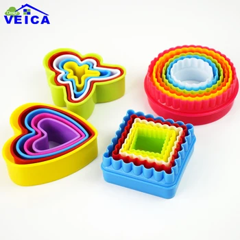 

5pcs/set Cookie Fondant Cake Mould Cookie Mold Fruit Vegetable Cutter Free Shipping