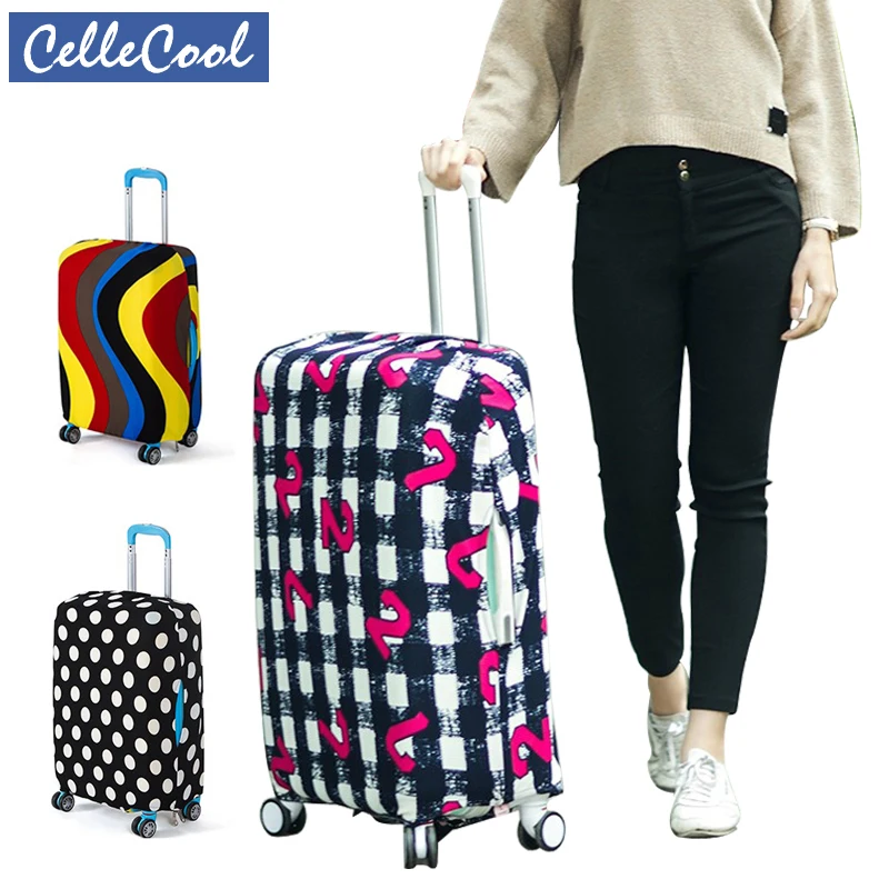 Чехол для чемодана CelleCool высококачественный Модный Эластичный чехол на