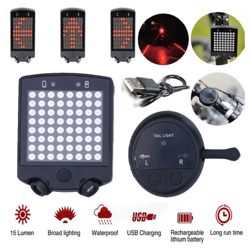 64 LED Warning Light Wireless Remote Contral USB Charge