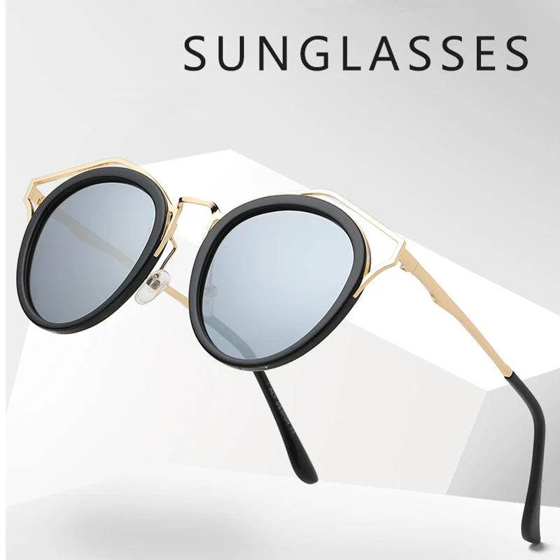 

Round Men's Sunglasses Brand Designer Pilot Polarized Male Sun Glasses Eyeglasses Unisex gafas oculos de sol masculino UV400