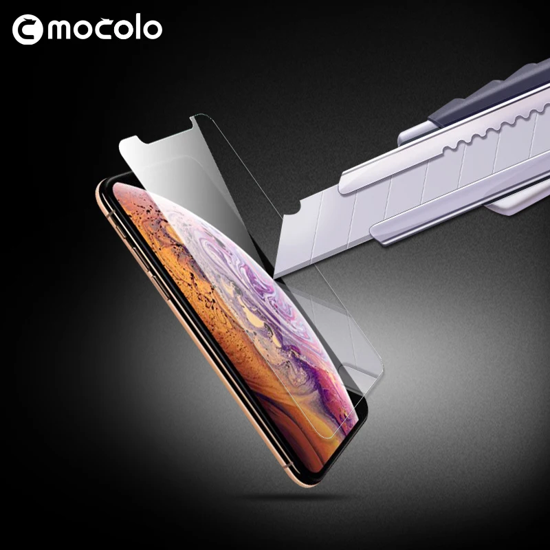 Оригинальное взрывозащищенное премиум стекло Mocolo для iPhone XS MAX 0 33 мм 9H защитная