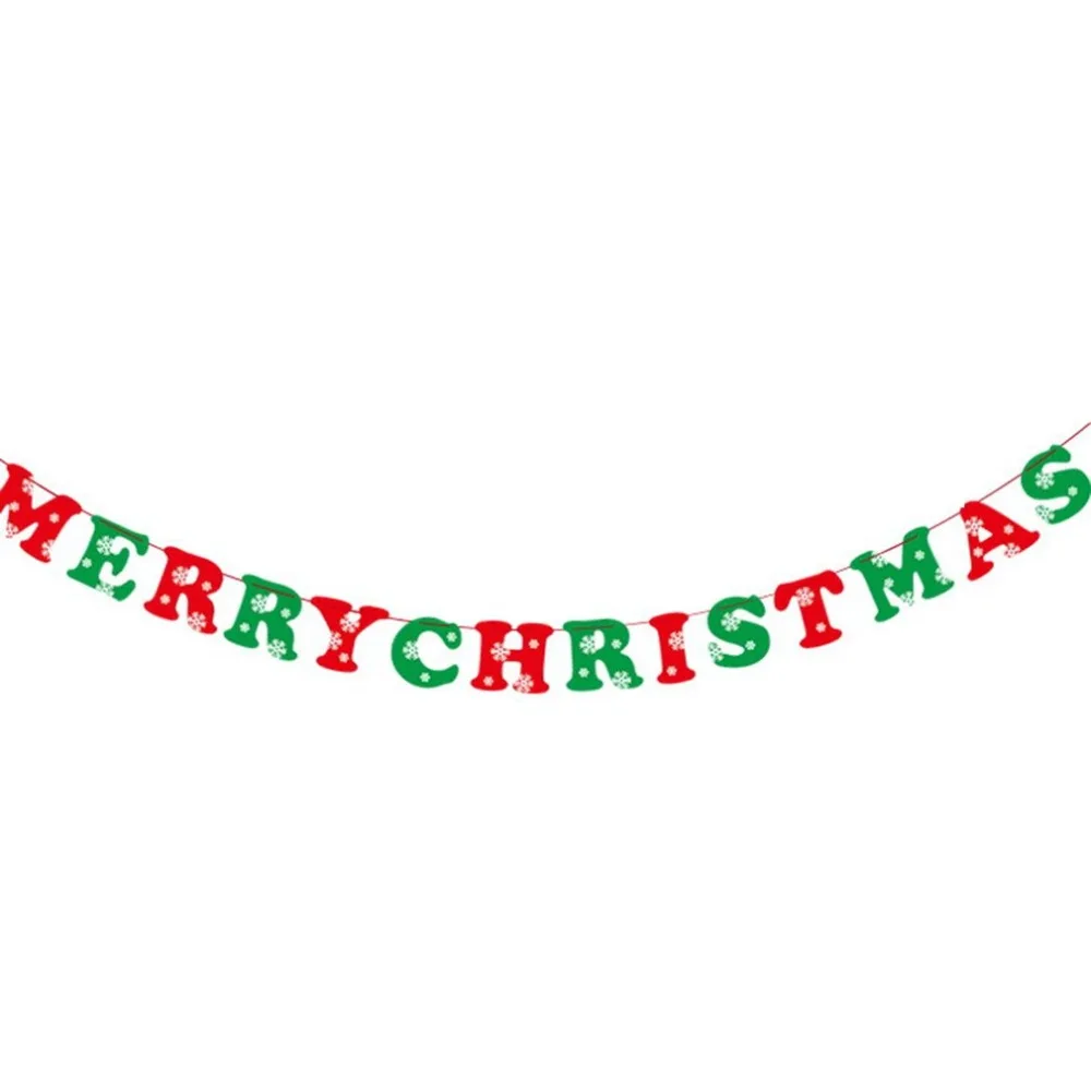 Рождественские украшения поставки мультфильм флаг овсянка Праздничная сцена макет Рождественская бумага висячий флаг дропшиппинг