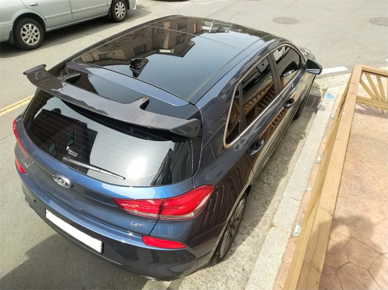 Спойлер заднего крыла для Hyundai I30 2008 2019 спойлеры крыльев багажника из полимерного