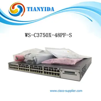 

New Sealed WS-C3750X-48PF-S Catalyst C3750X 48 Port PoE Gigabit Ethernet Switches