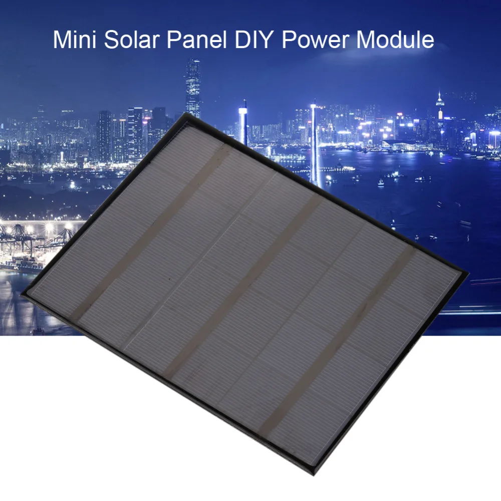 3,5 Вт 6 в мини-солнечная панель портативная поликристаллическая панель Солнечная DIY power Bank Солнечное зарядное устройство 165*135*3 мм