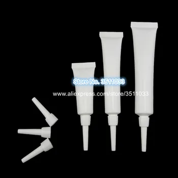 

10g 15g 30g 40g White Empty Soft Tube Plastic Eye Cream Gel Containers Tube Cosmetic Packaging Small Soft Tube for Sample Makeup