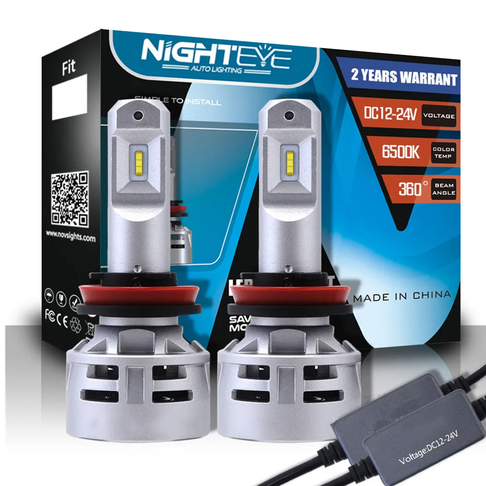 NIGHTEYE N9 H7 LED Car Light H4 LED Headlight H11 Headlight Bulbs 60W