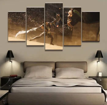 

5 Panel Draven/Riven LOL League of Legends Game Canvas Printed Painting For Living Room Wall Art Decor HD Picture Works Poster