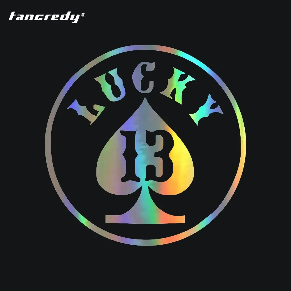 Наклейки для автомобиля LUCKY NUMBER 13 автомобильные аксессуары мотоциклов виниловые