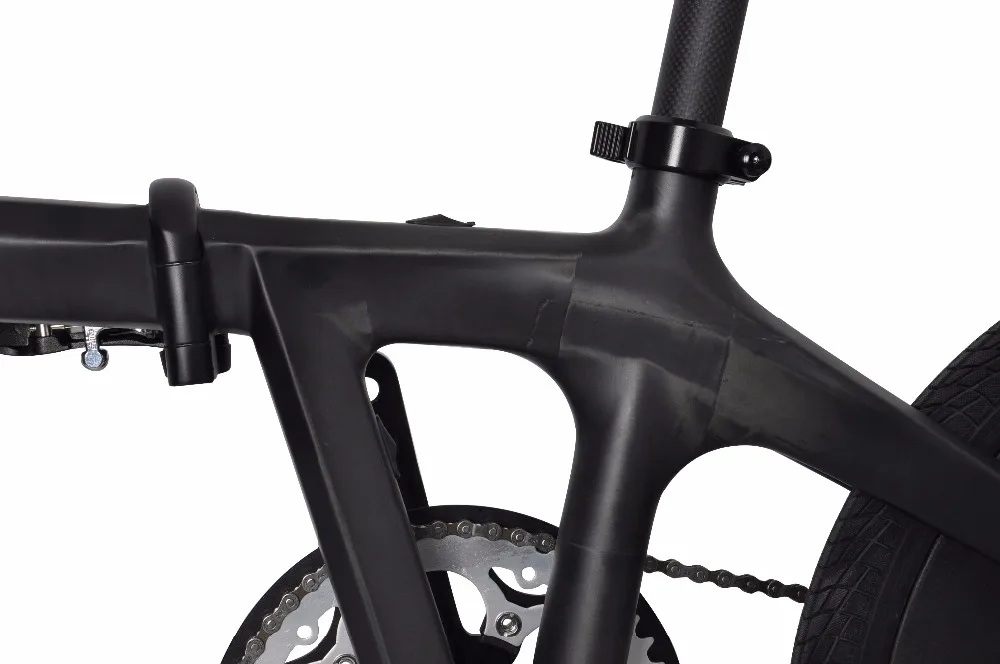 Cheap Free shipping carbon bike folding complete bicycle with frameset FM268 and Carbon fiber wheelset UD Matt 20 inch 3
