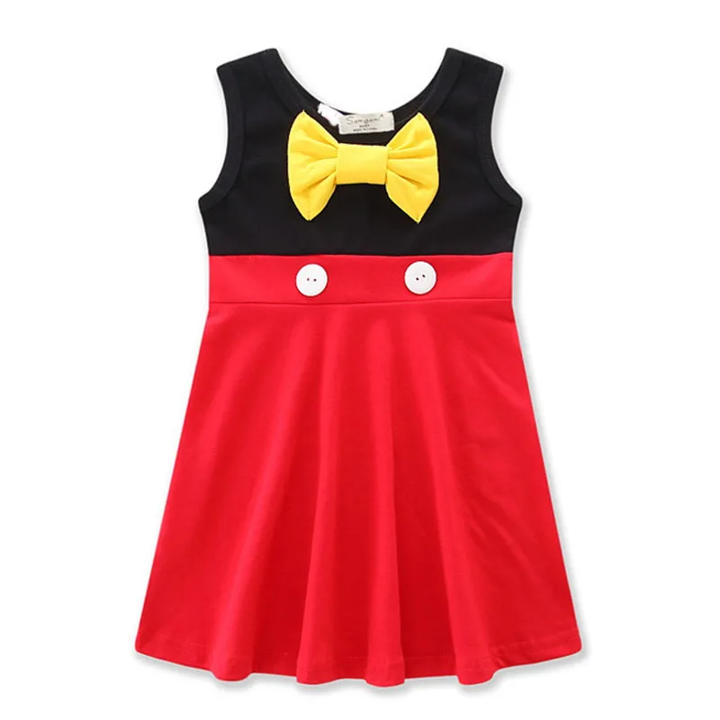 Summer bow sleeveless dress (5)