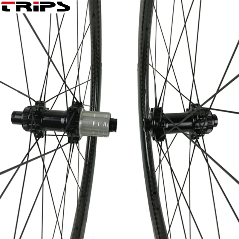 Perfect 700C 38 50 60 88mm Clincher disc carbon road wheels Cyclocross Wheels center lock not brake track Carbon road Bike Disc Wheelset 5
